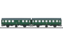 Märklin 43196 - H0 - 2-tlg. Set Umbauwagen 2. Klasse mit Gepäckabteil, DB, Ep. III